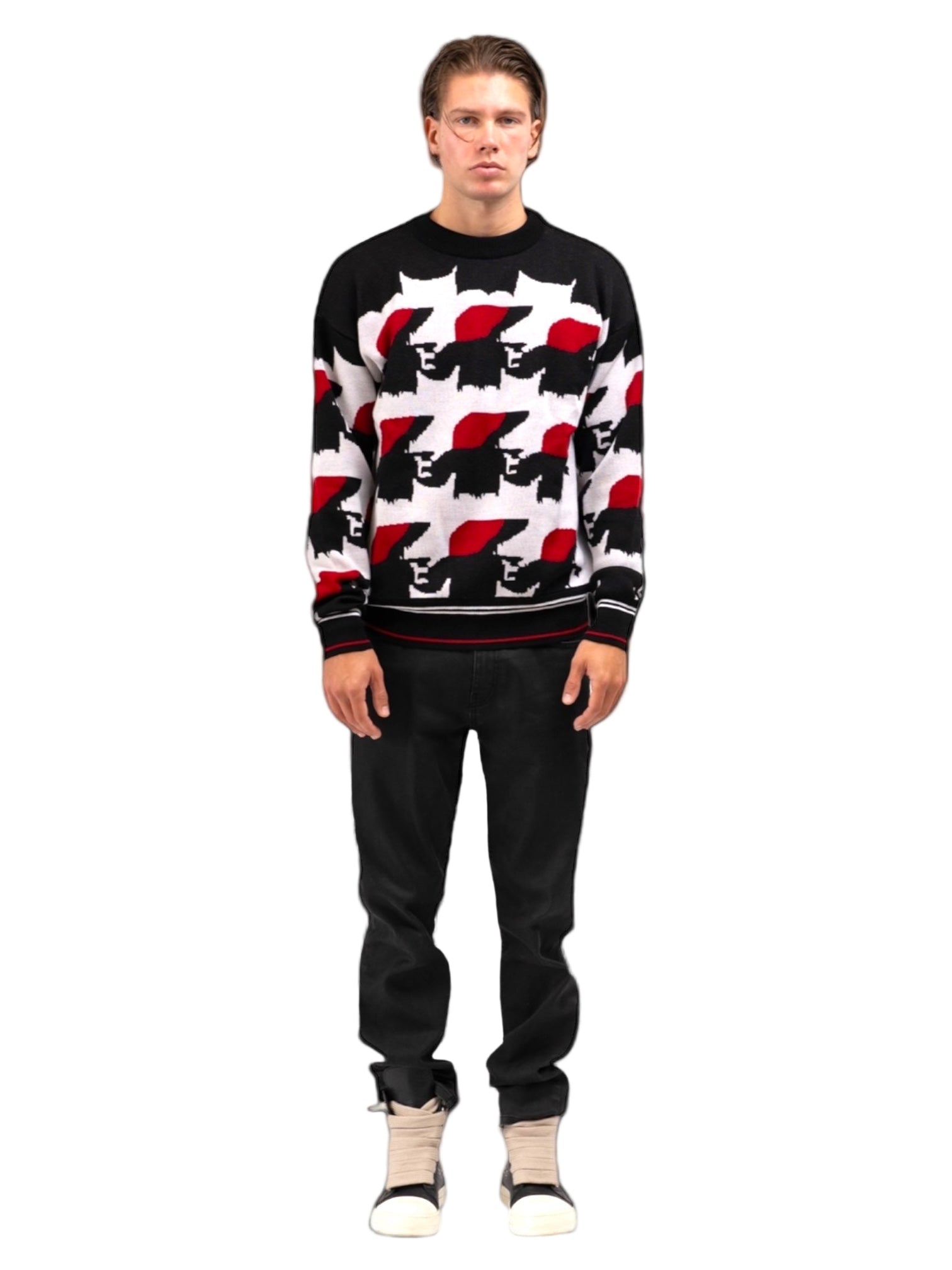 Crimson Howl Merino Sweater Extra Fine