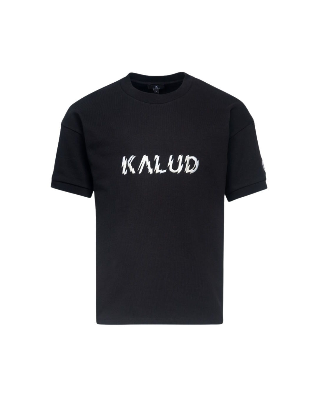 Heavy Cotton Oversize T-Shirt Broken Black KALUD