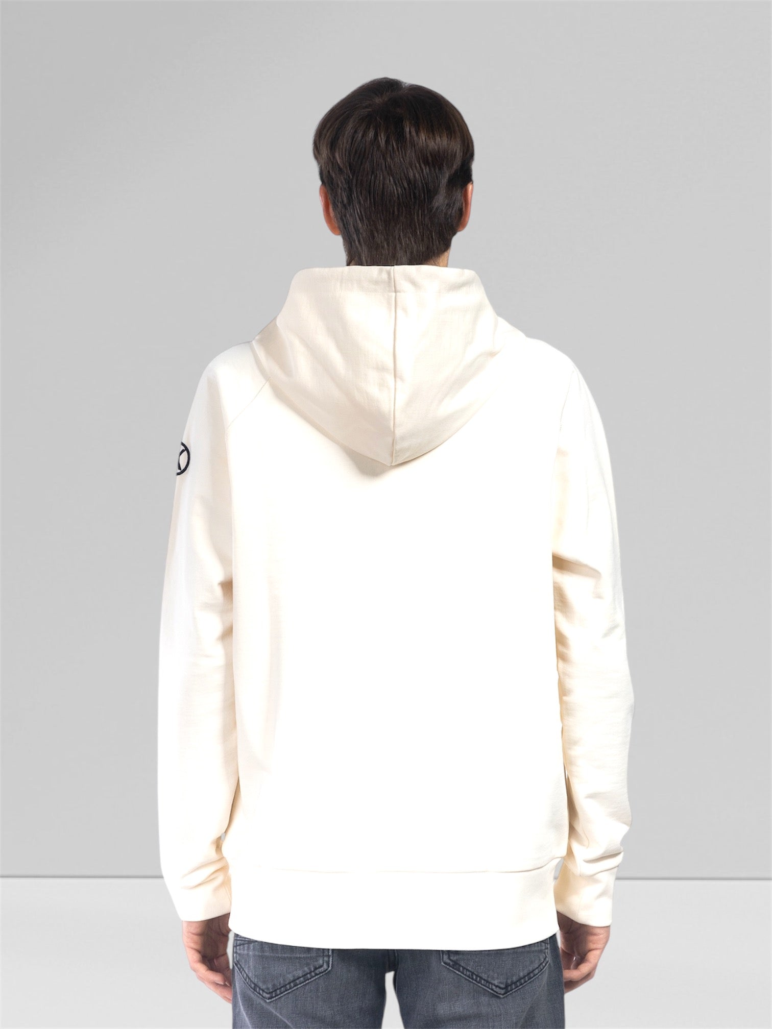 Hoodie Regular Fit embroidery Broken Creme Beige