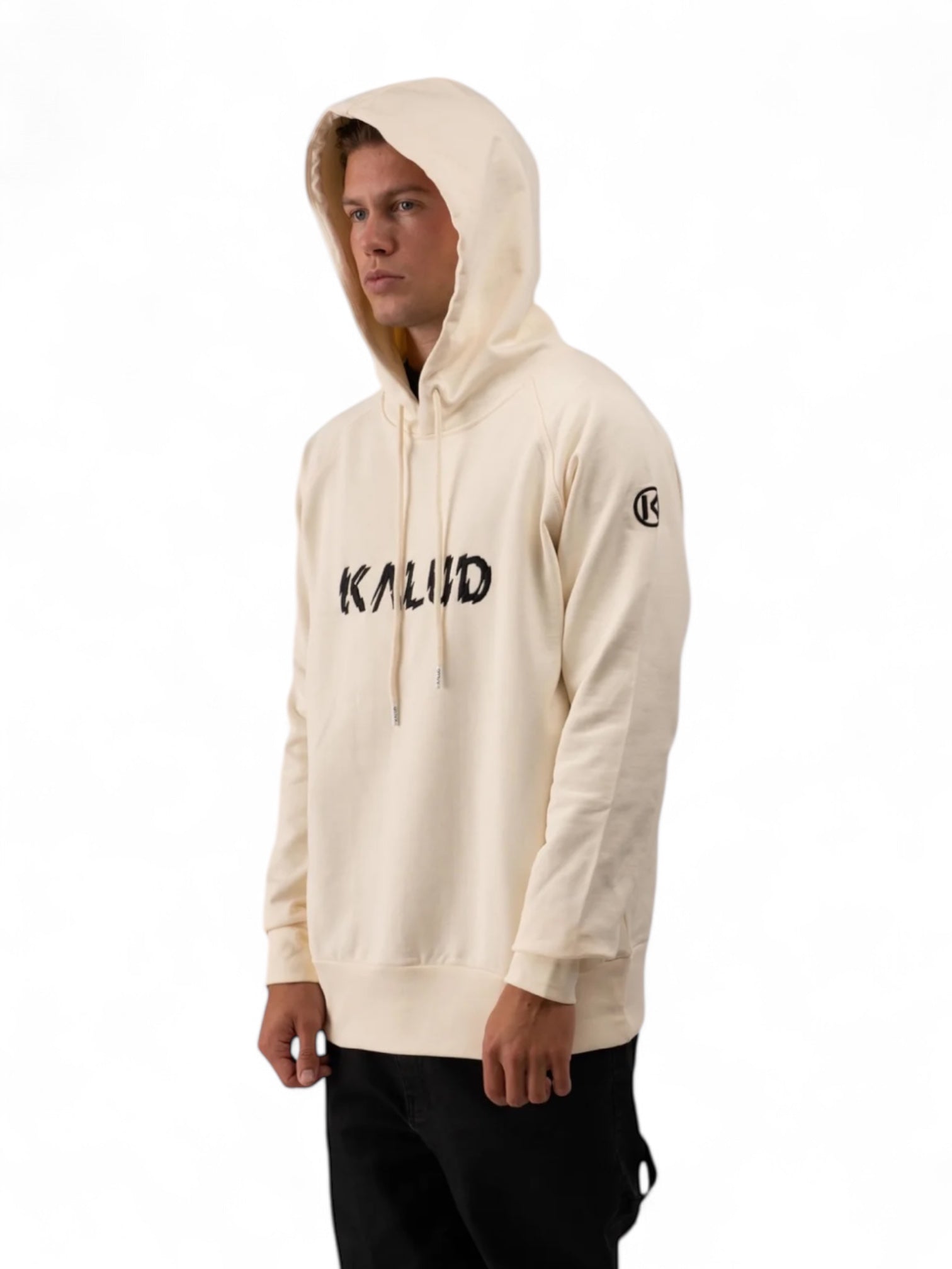 Hoodie Regular Fit embroidery Broken Creme Beige