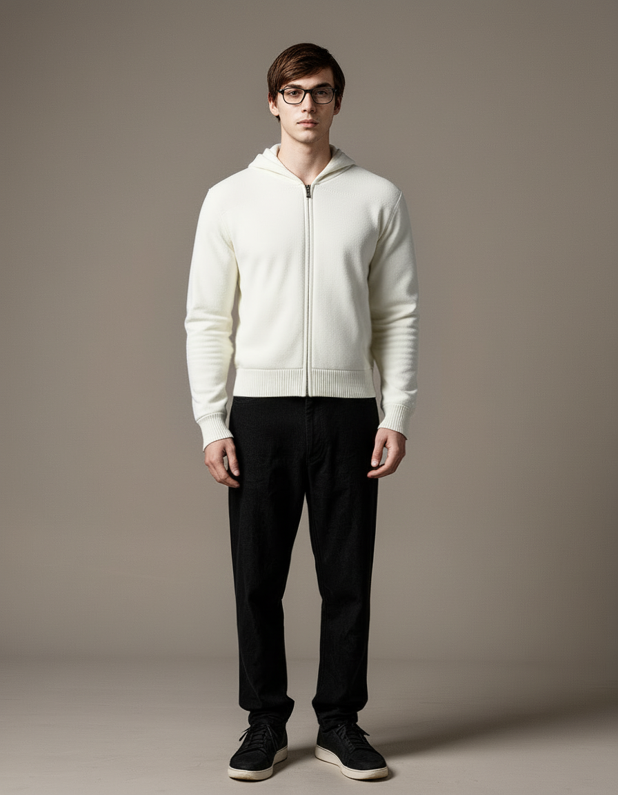 White Wave Sweater