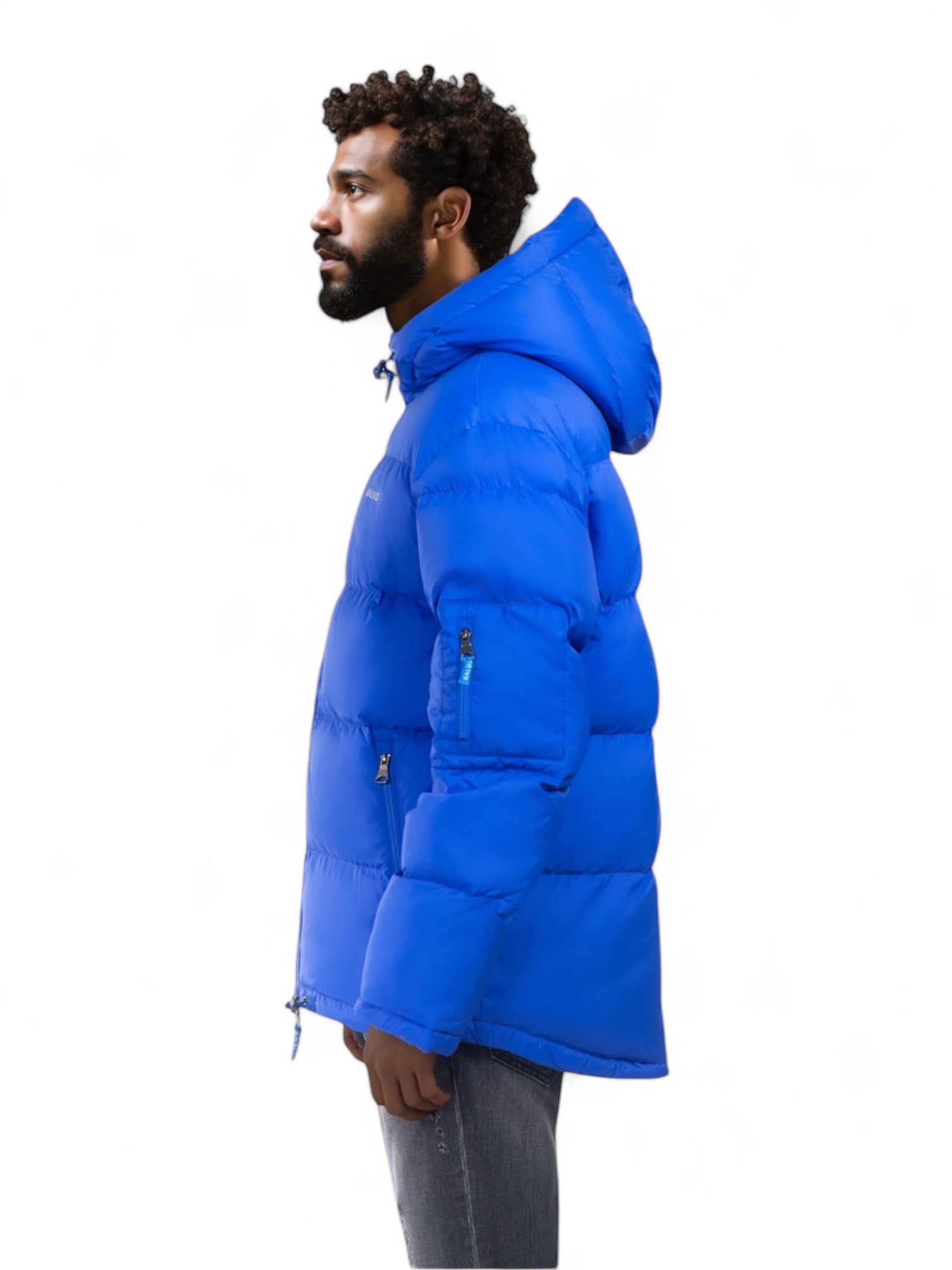 KALUD Down Puffer Jacket Electric Blue