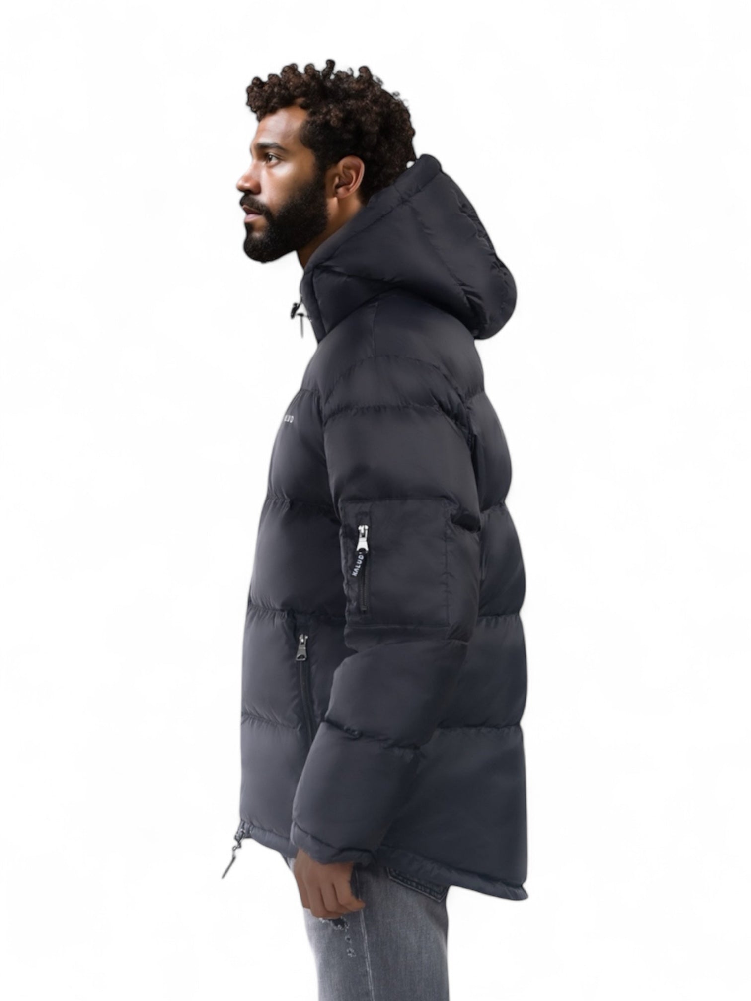 KALUD Down Puffer Jacket Black