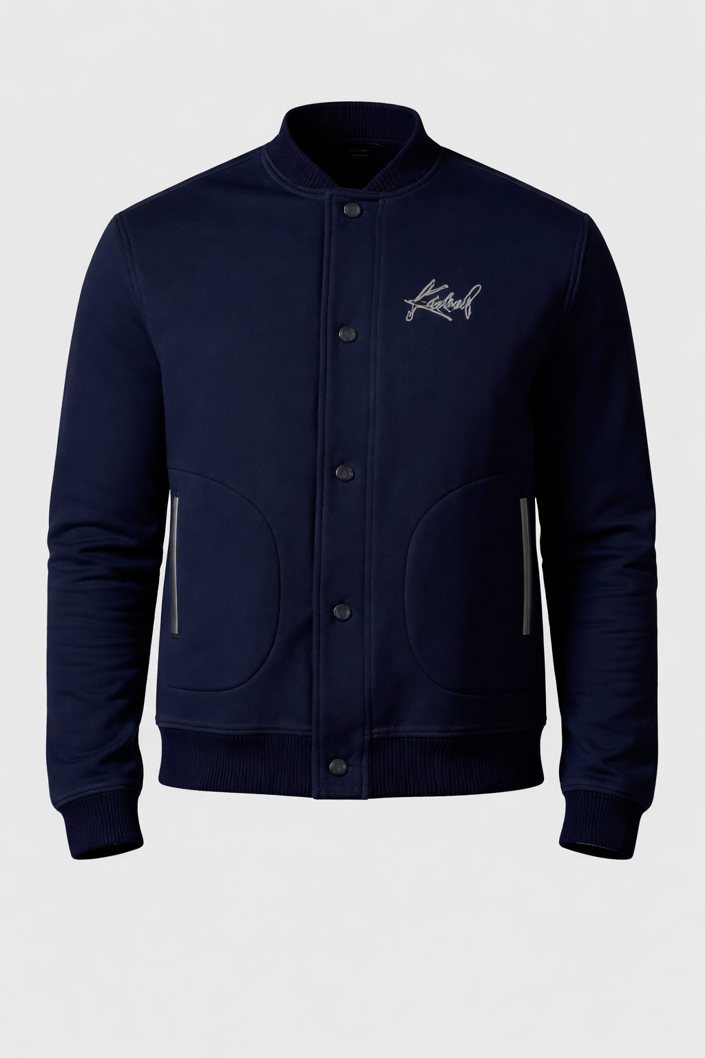 Imperial Night Varsity College Jacket in Sapphire Night Blue
